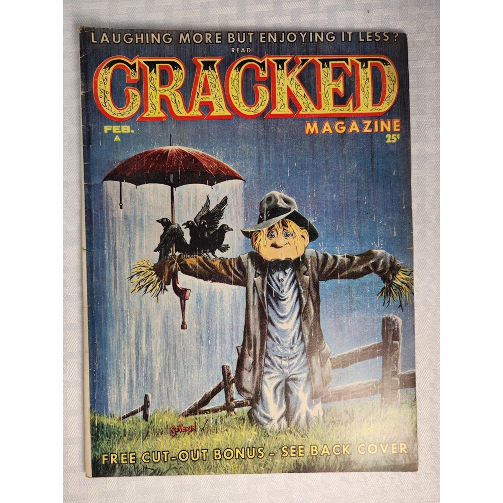 VINTAGE Feb 1962 Cracked Magazine‎ Issue #27, Scarecrow VF